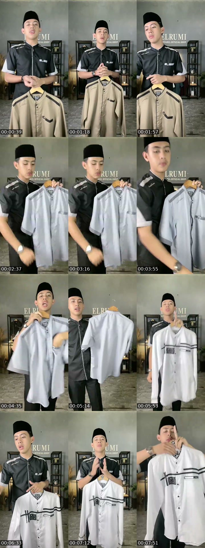 TikTok live: Promo baju koko pria by @elrumi_apparel_official