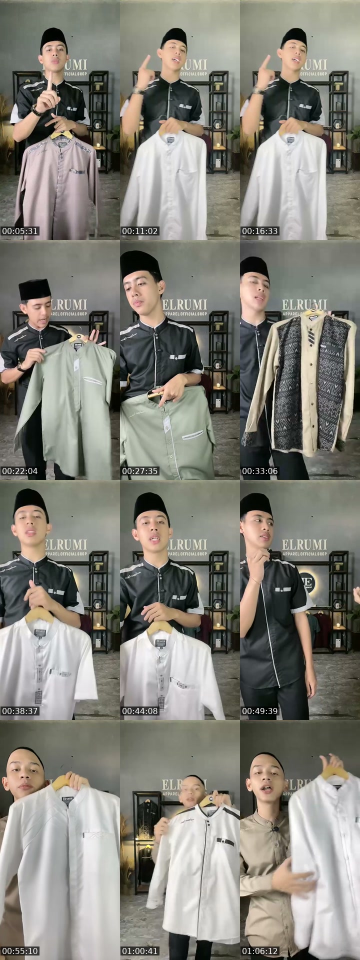 TikTok live: Promo baju koko pria by @elrumi_apparel_official