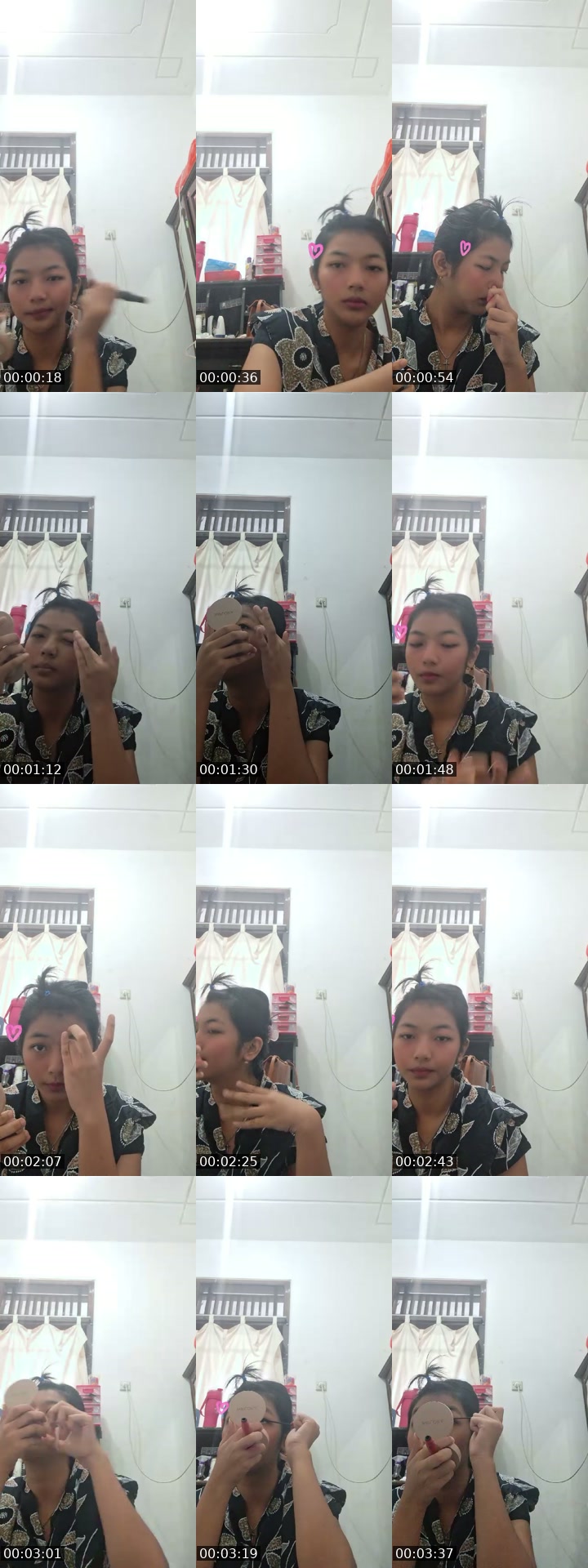 TikTok live: grwm by @denalovav