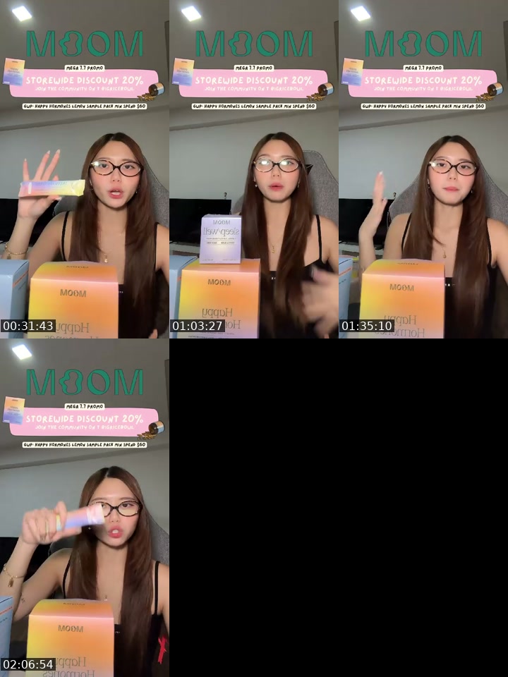 TikTok live: MOOM stream 🌱 by @smolriceee