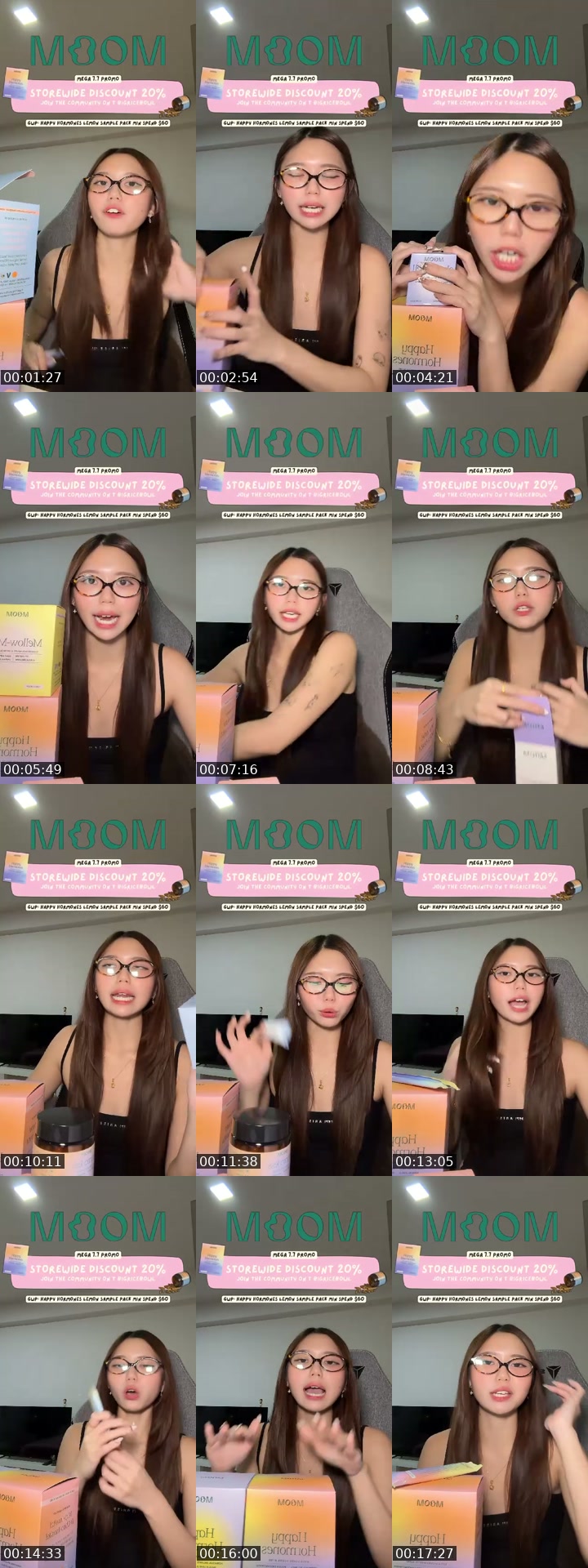 TikTok live: MOOM stream 🌱 by @smolriceee