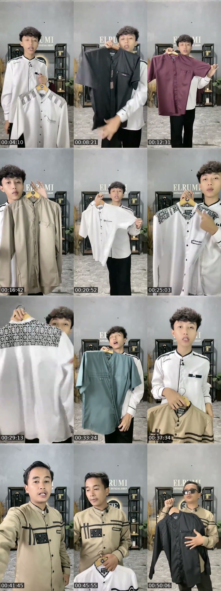 TikTok live: Promo baju koko pria by @elrumi_apparel_official