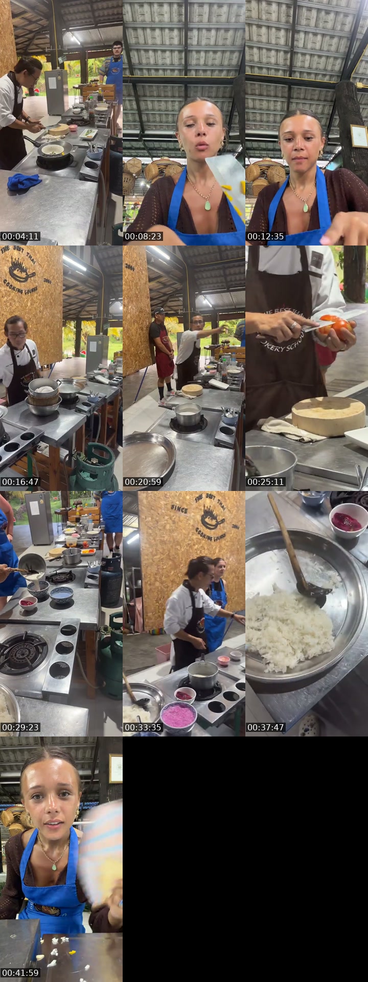 TikTok live: Thai cooking class by @itsnottegxnn