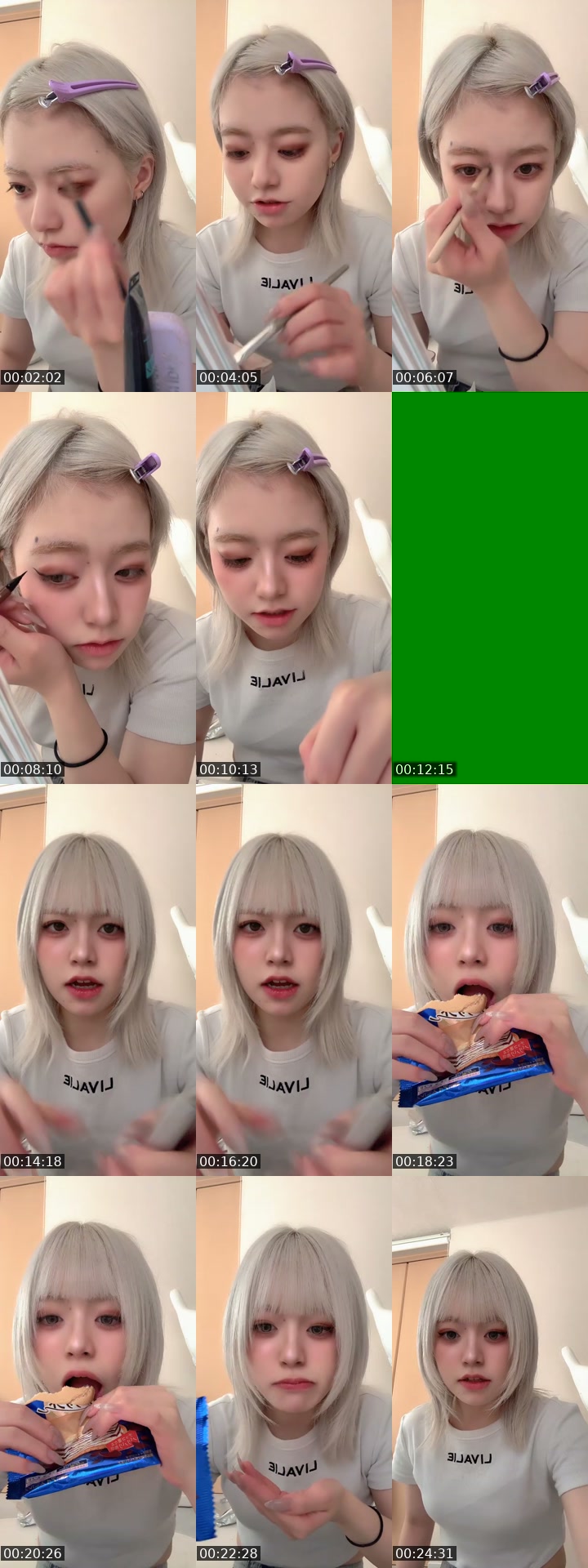 TikTok live: メイクしていくよー by @juri_redeal_0917