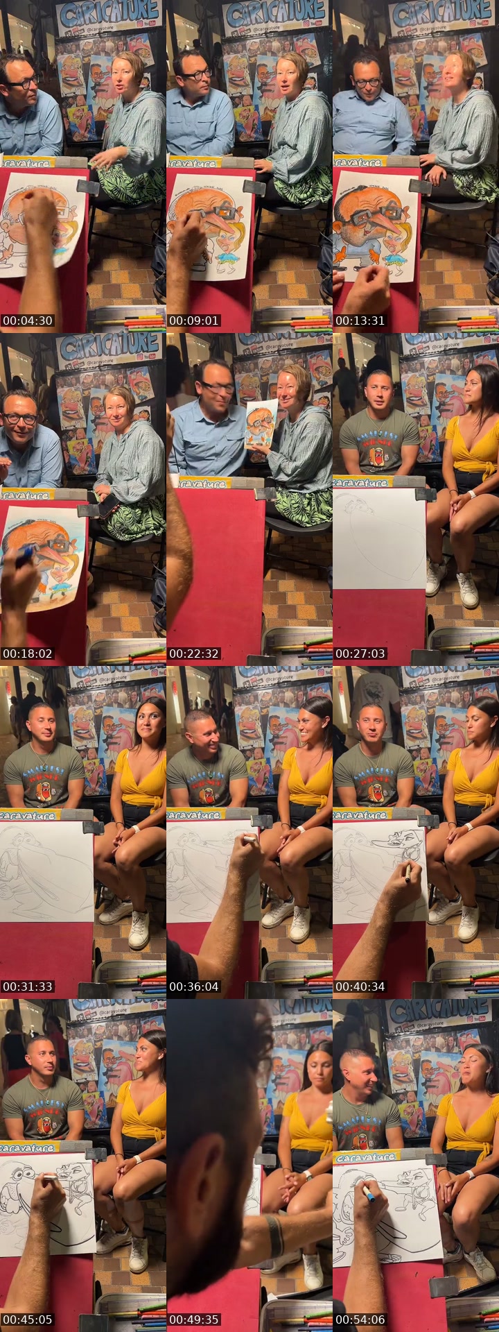 TikTok live: Let’s draw crazy in Waikiki by @caravature