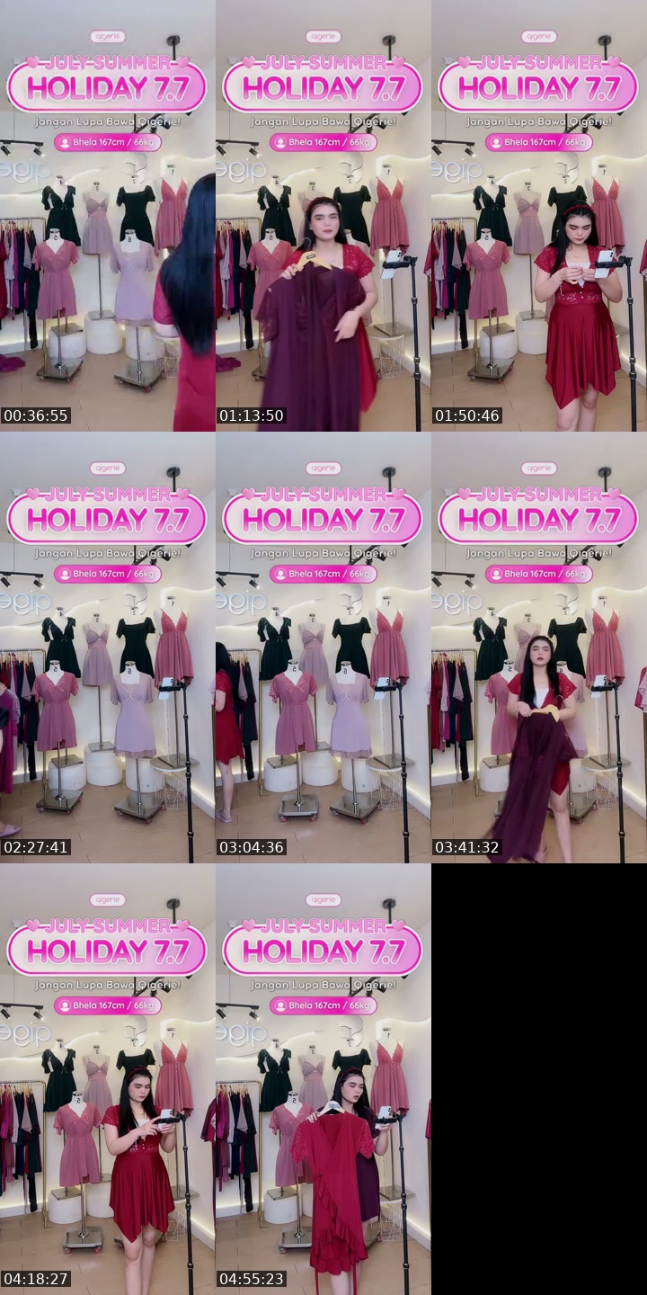 TikTok live: DISKON SLEEPWEAR‼️‼️ by @qigerie