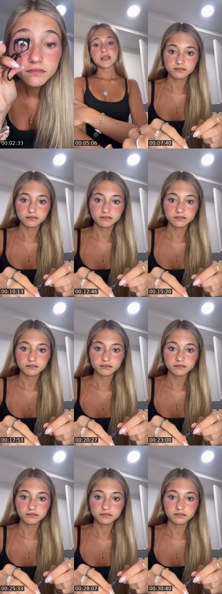 TikTok live: grwm by @allegrasgrwm