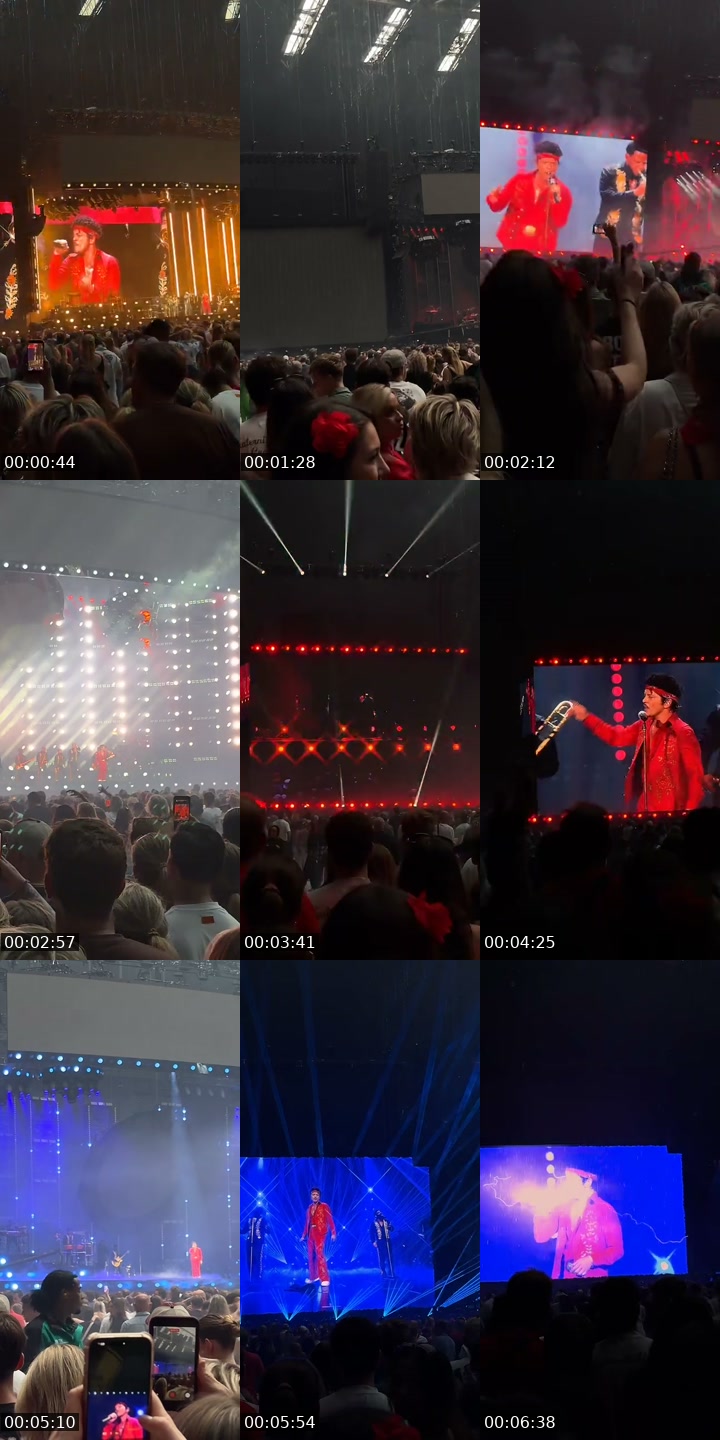 TikTok live: Bruno mars n4 Amsterdam by @shecollectsvinyl