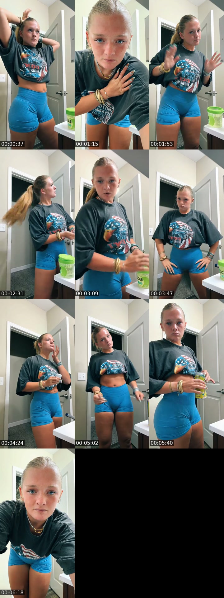 TikTok live: grwm for gym🫶🏼 by @kens.coradini