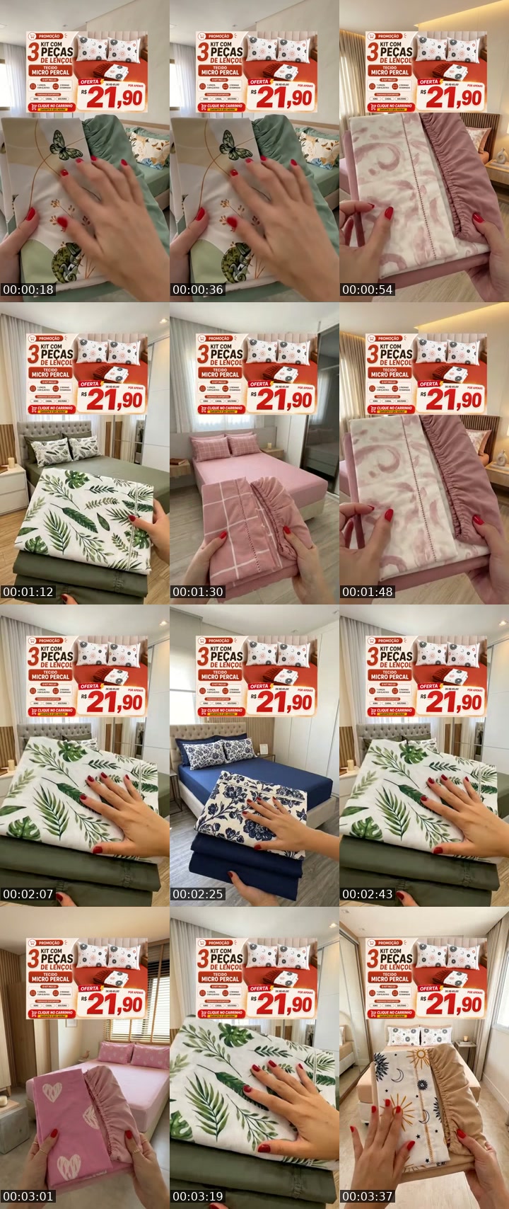 TikTok live: LENÇOL 400 FIOS! by @carolinhaakemi