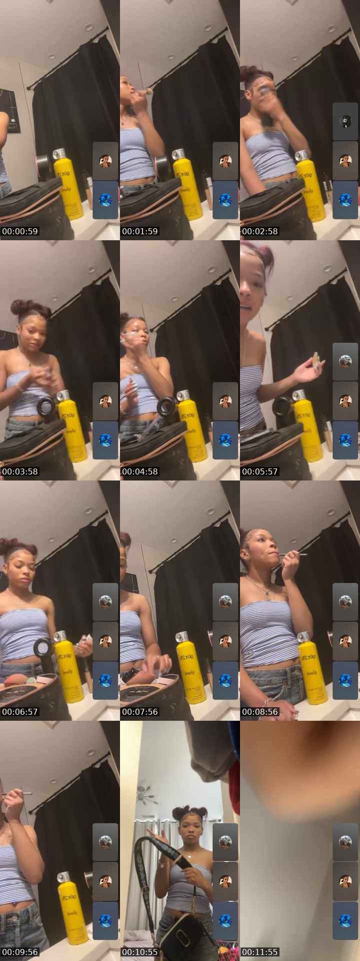 TikTok live: Watch me do my makeup 🙃! by @invemaddy27._