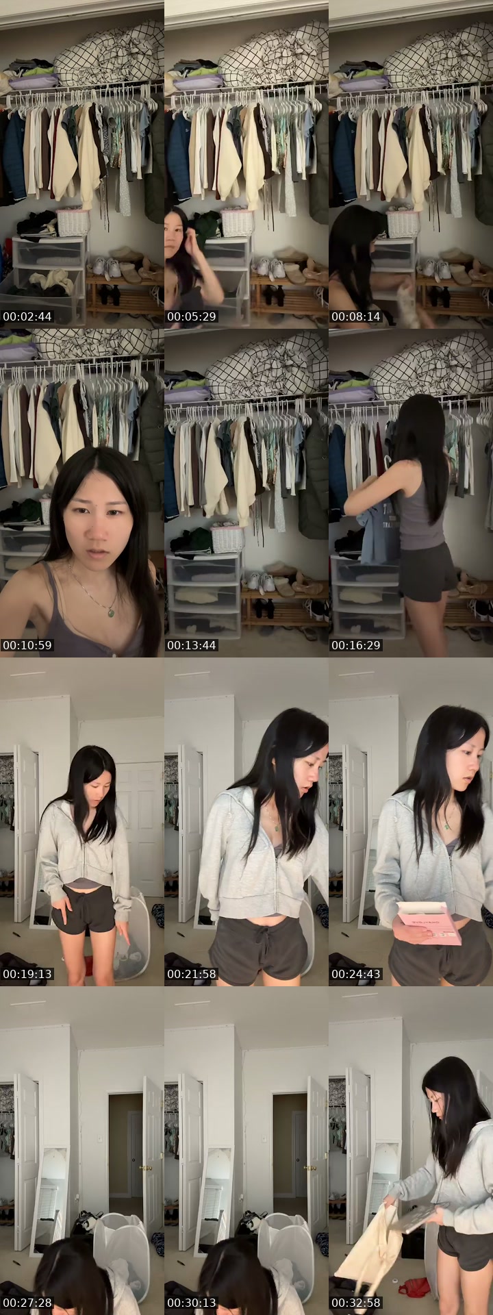 TikTok live: closet organization by @sunflowersareprettycool
