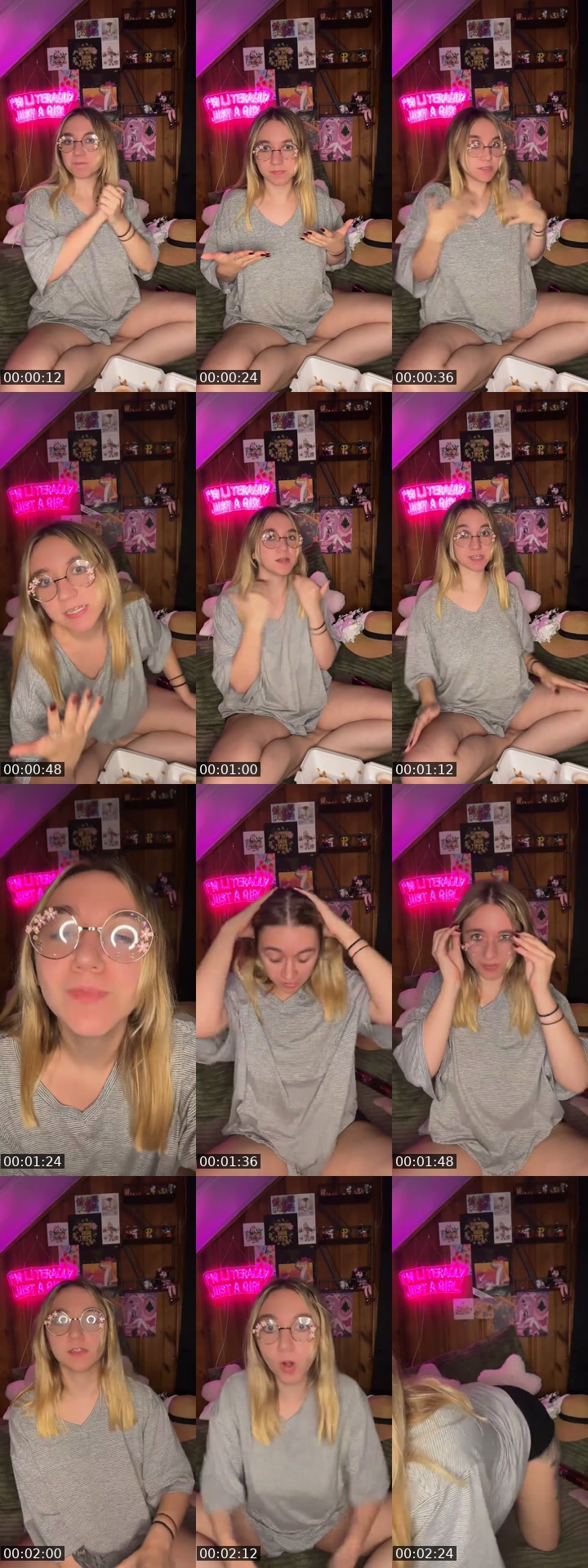 TikTok live: Red Ovulation blue! by @meadowlittlelove