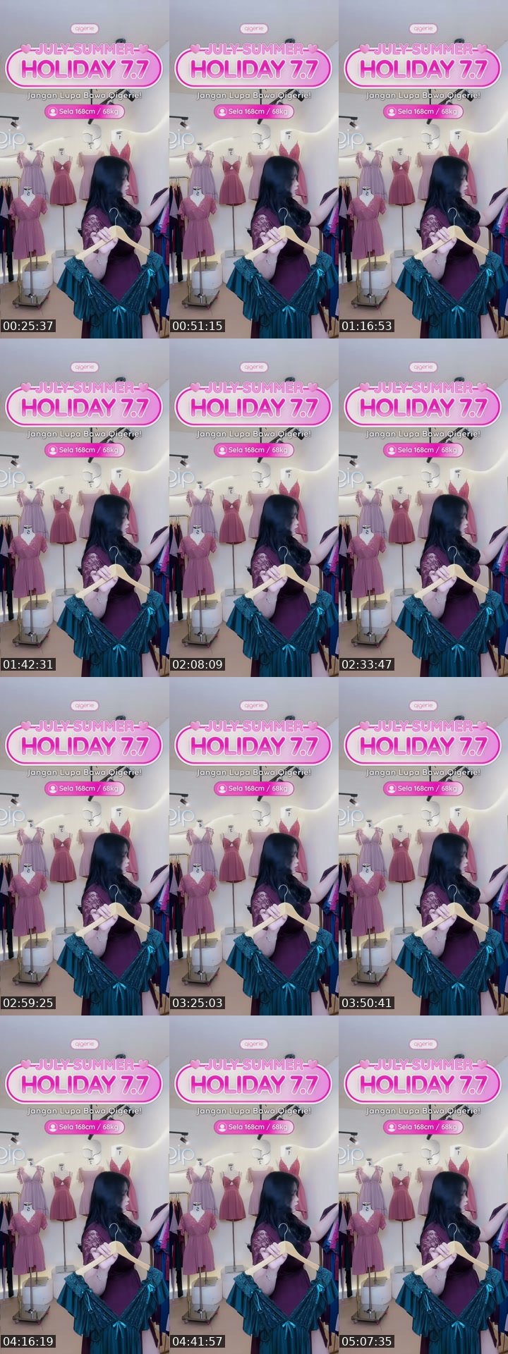 TikTok live: ‼️SLEEPWEAR TURUN HARGA‼️ by @qigerie