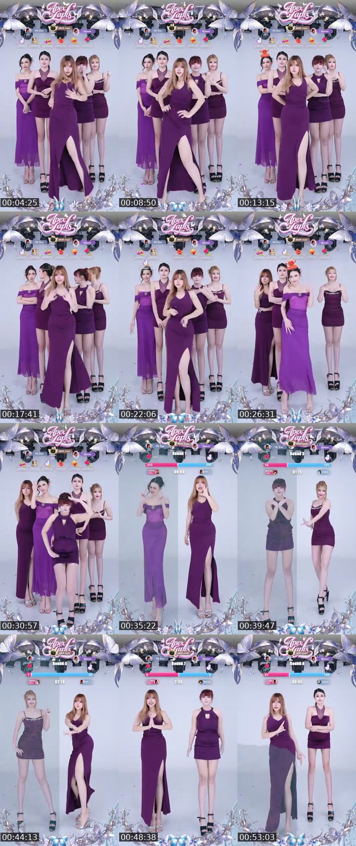 TikTok live: VIOLET NIGHTY NIGHT by @apex_lapis