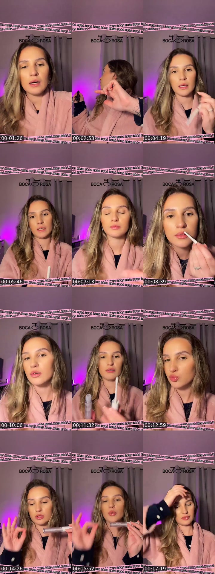TikTok live: Boca Rosa Beauty 👄 by @nahmoana