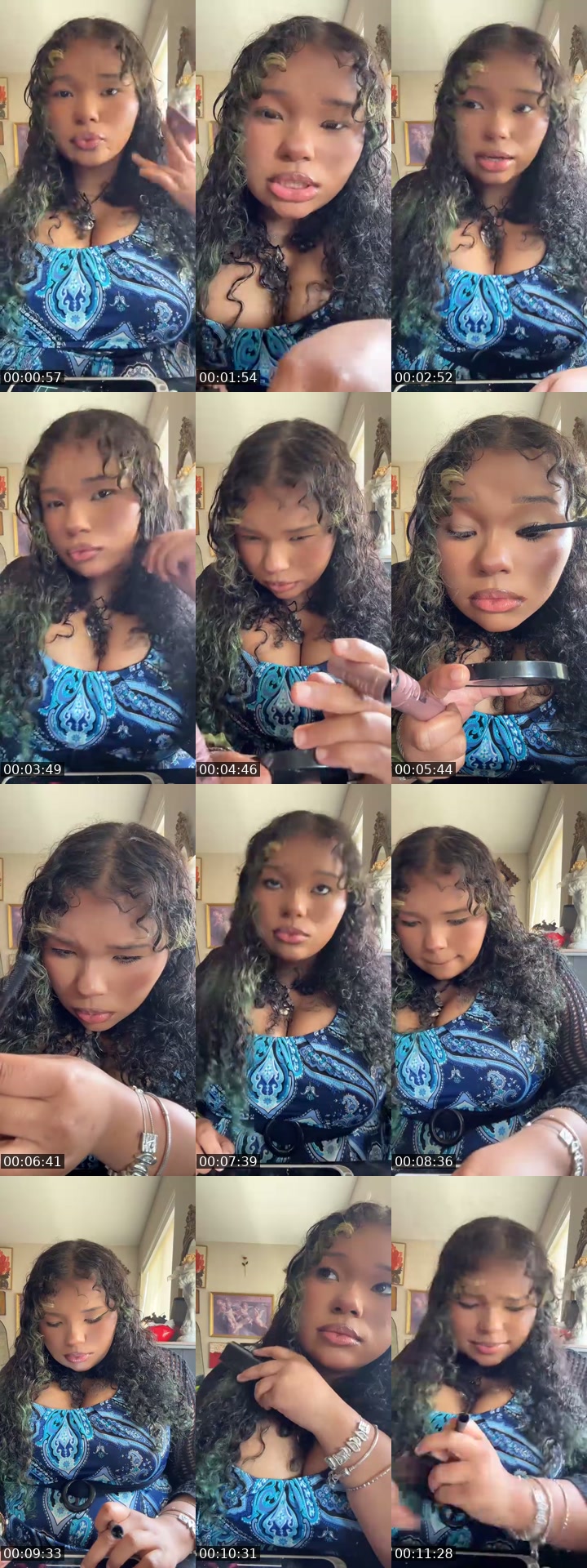 TikTok live: grwm by @livialoree