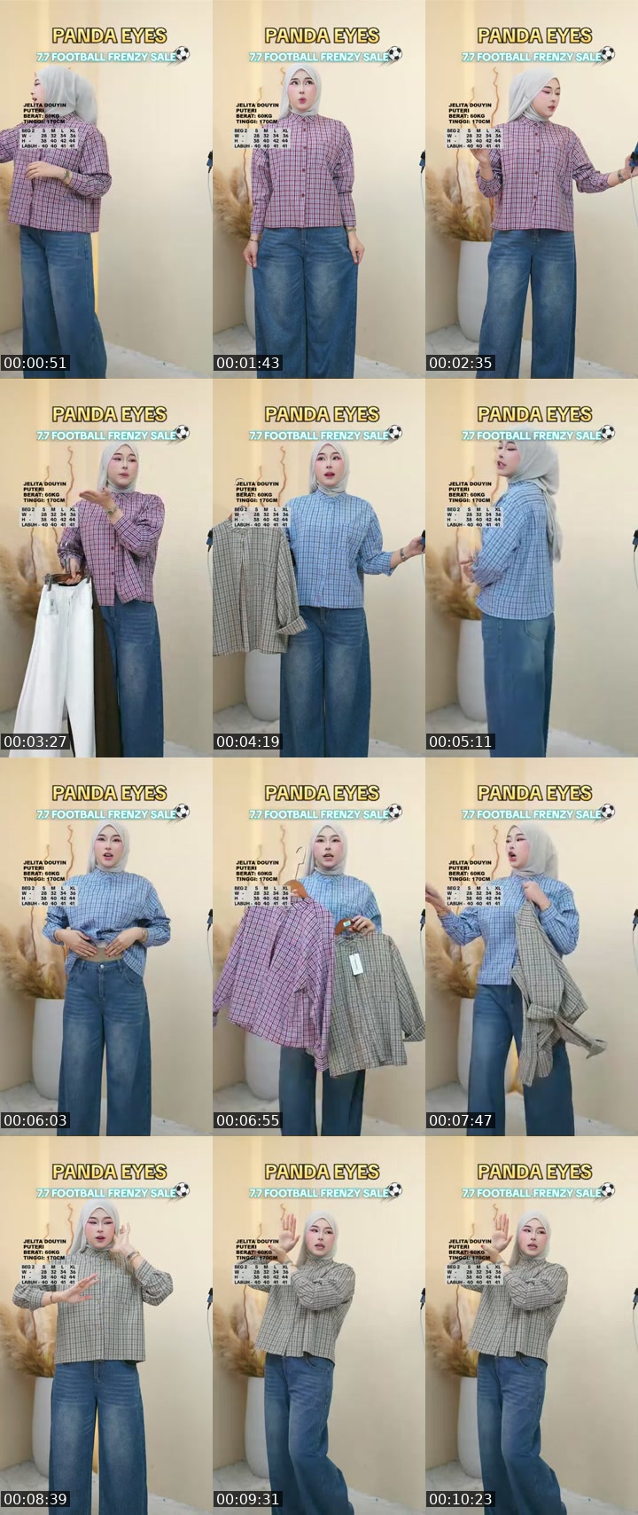 Past TikTok live: 7.7 Football Frenzy Sale by @pandaeyesofficialstore