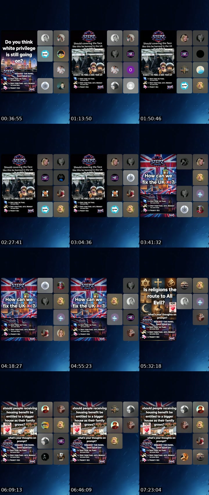 @stepzdebates TikTok live from 2026-07-06