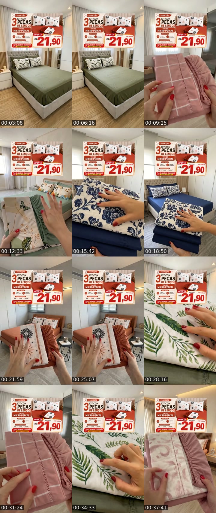 TikTok live: LENÇOL 400 FIOS! by @carolinhaakemi