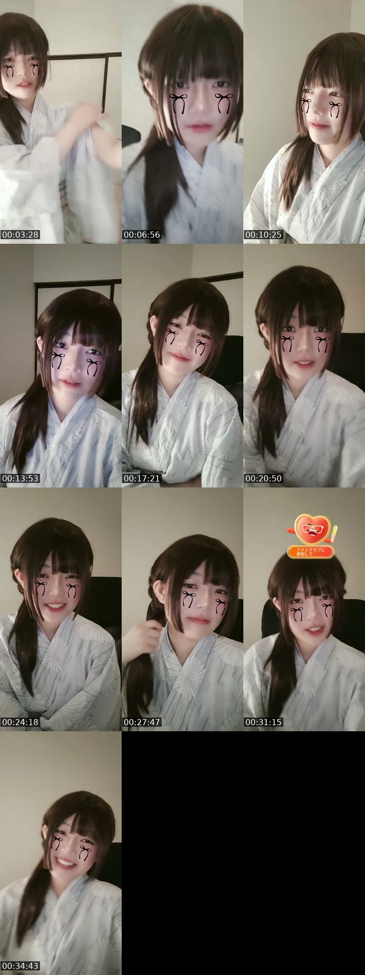 TikTok live: 一人花火大会配信 by @eto6592
