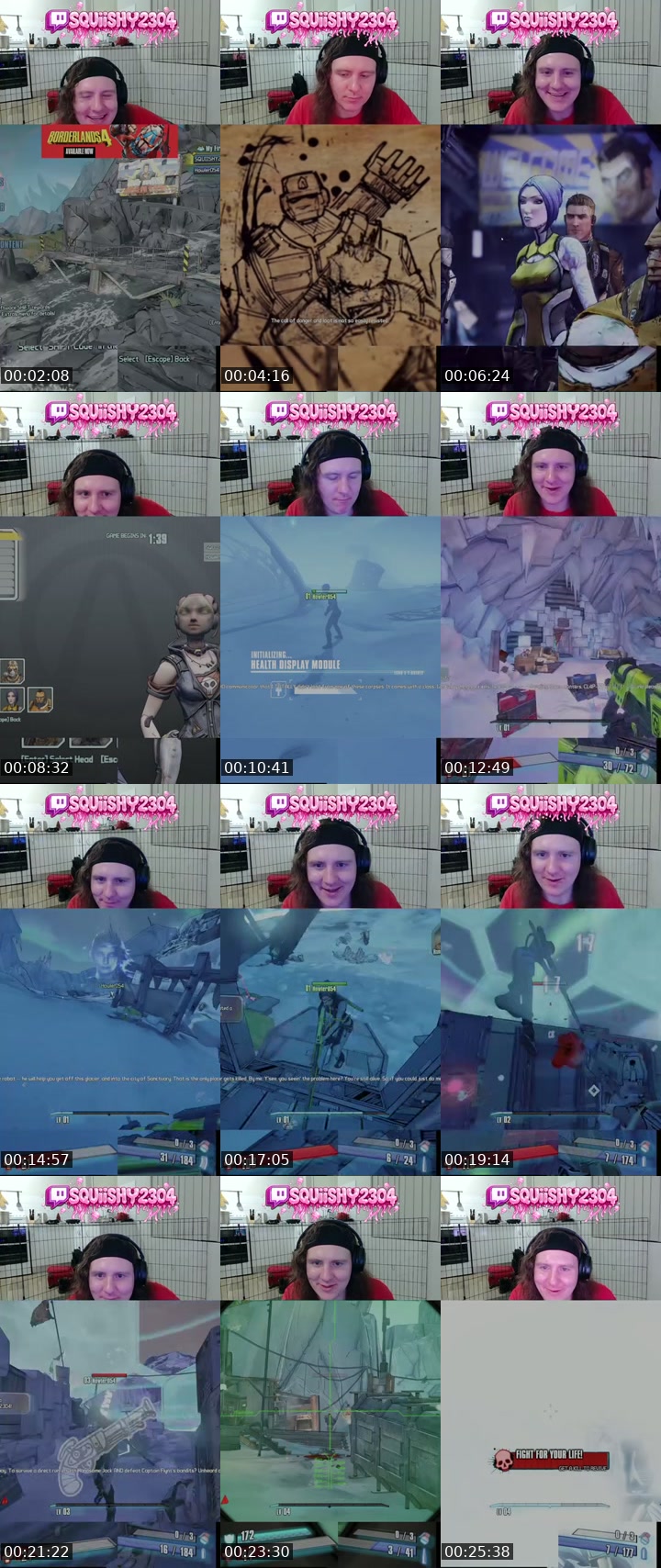 TikTok live: Playing Entire Borderlands  by @squiishy2304