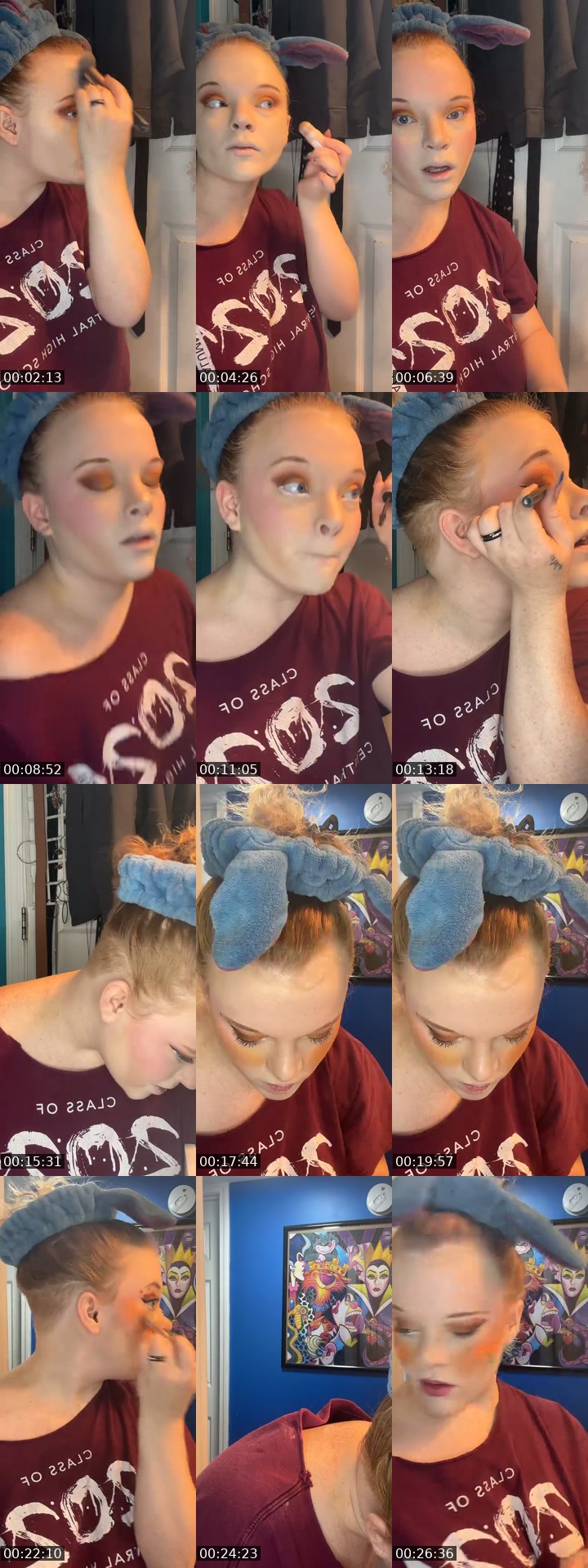 TikTok live: Makeup and musicals by @lilredslooks