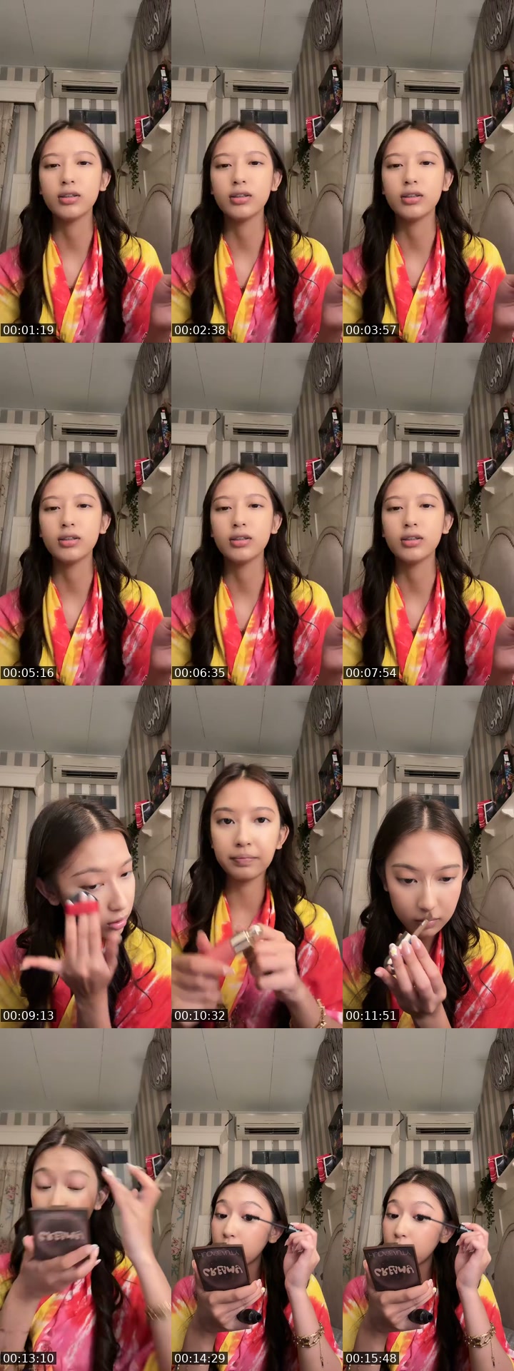 TikTok live: grwm makeup tuts by @neeaseafaza