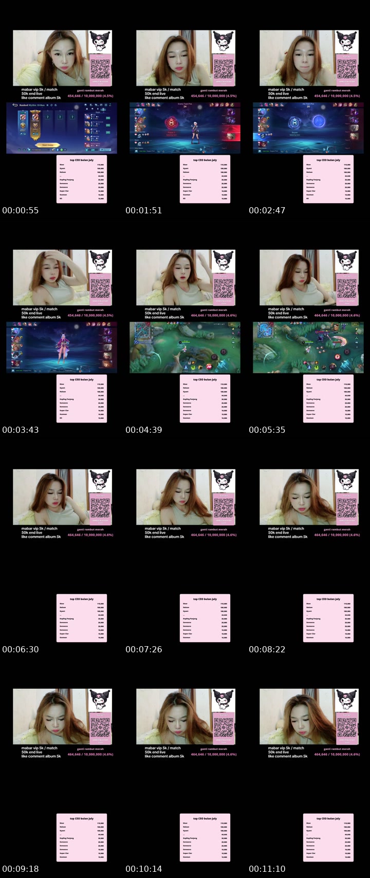 TikTok live: mabar mole by @lovesoleil_