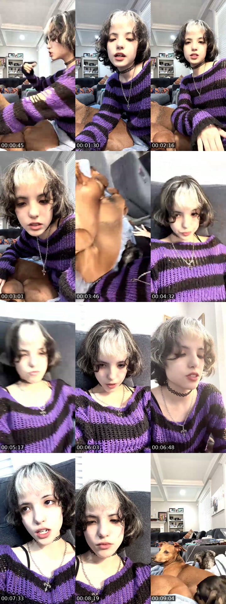 TikTok live: just hanging out no makeup lmao by @plummy_bunny