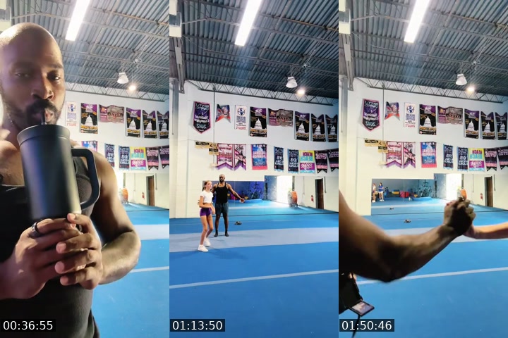 TikTok live: Stunting lesson by @lasabir231