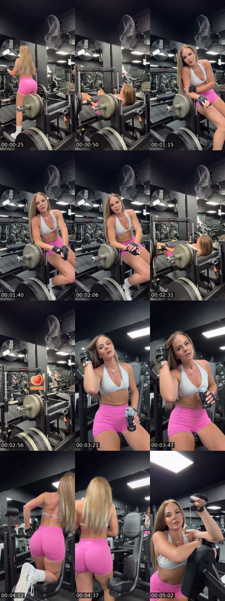 TikTok live: Gym by @kayla_gymgirlie