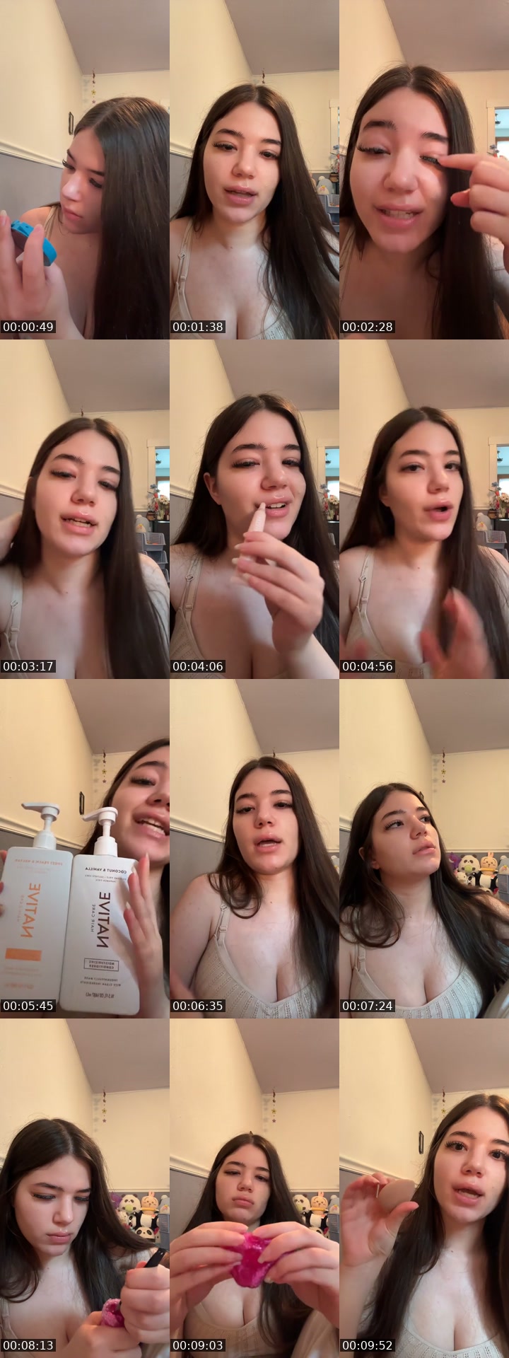 TikTok live: Makeup live!! by @xoxocatalinaa