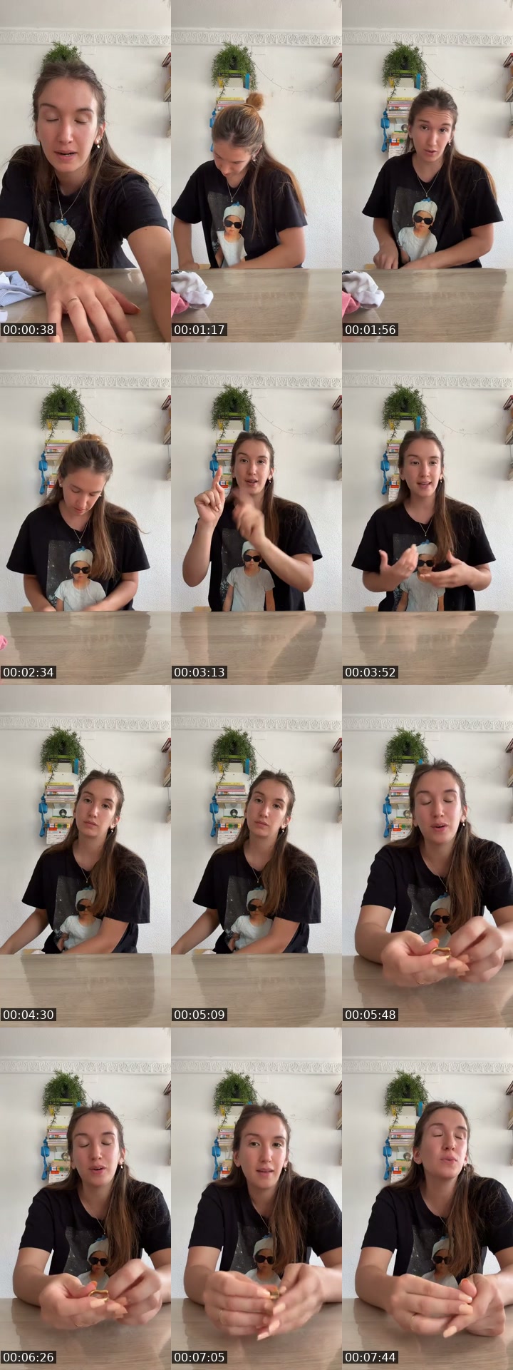 TikTok live: Doblando calcetines :) by @mariaunascroquetitas