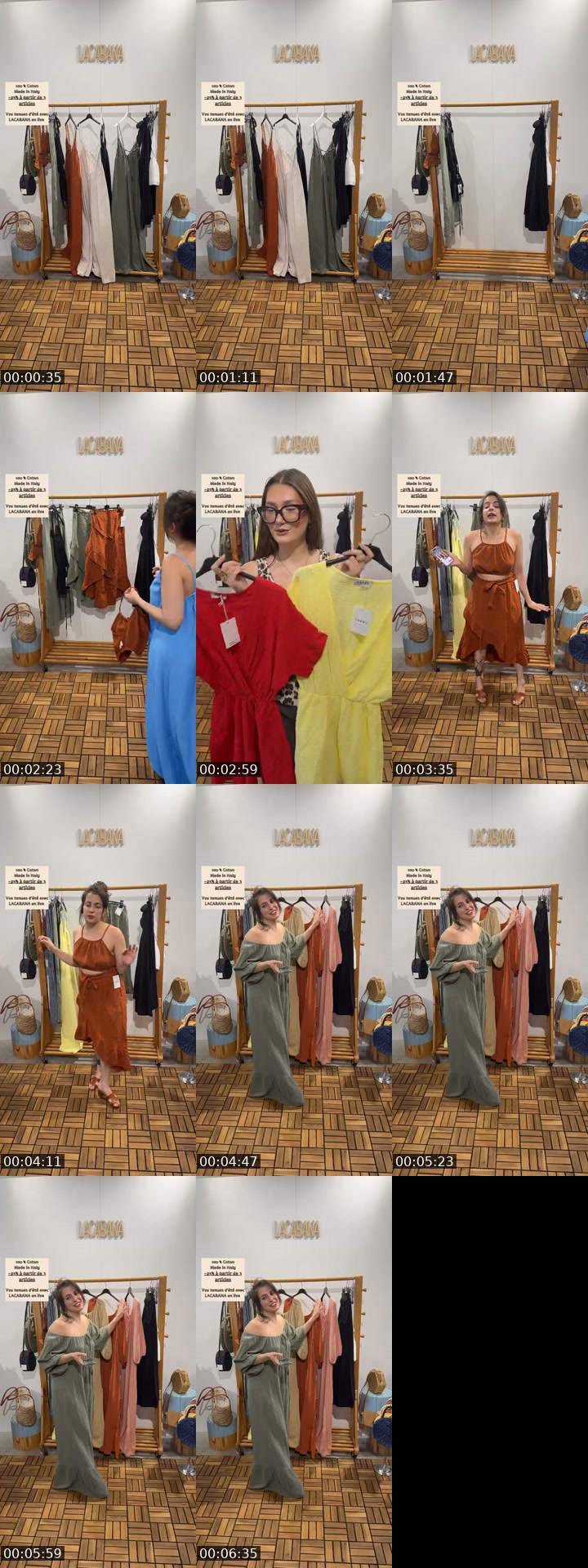 TikTok live: New collection by @lacabana_paris