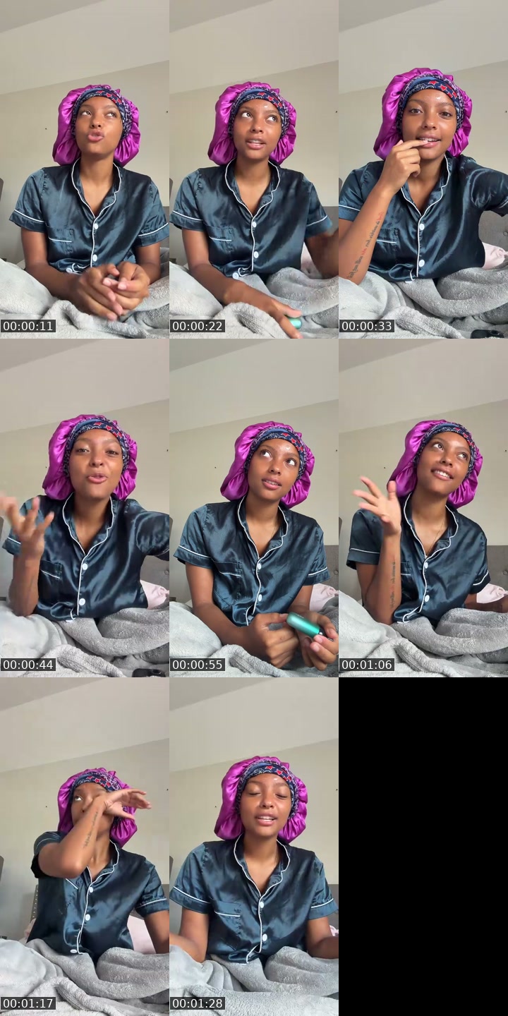 TikTok live: Doing my hair by @miss.unimpressed27