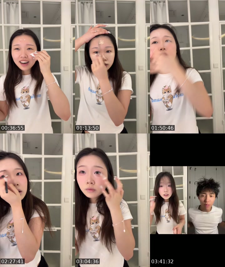 TikTok live: grwm by @jusmeiqi