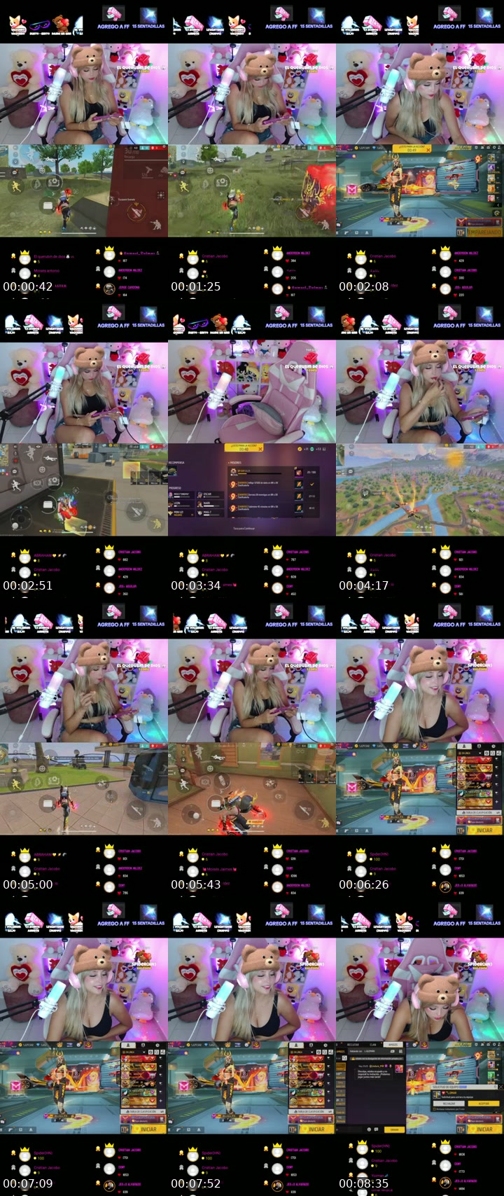 TikTok live: jugando free fire by @linduraf