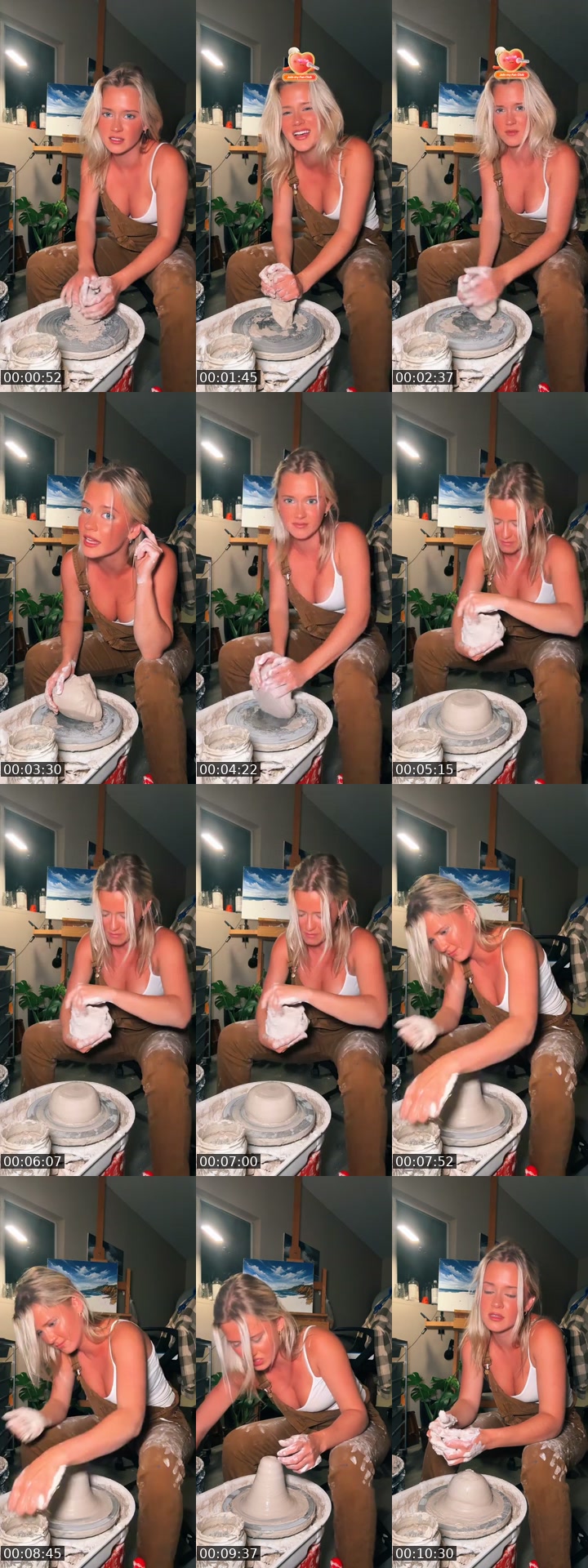 TikTok live: Pottery and Yappin by @lizzie25k