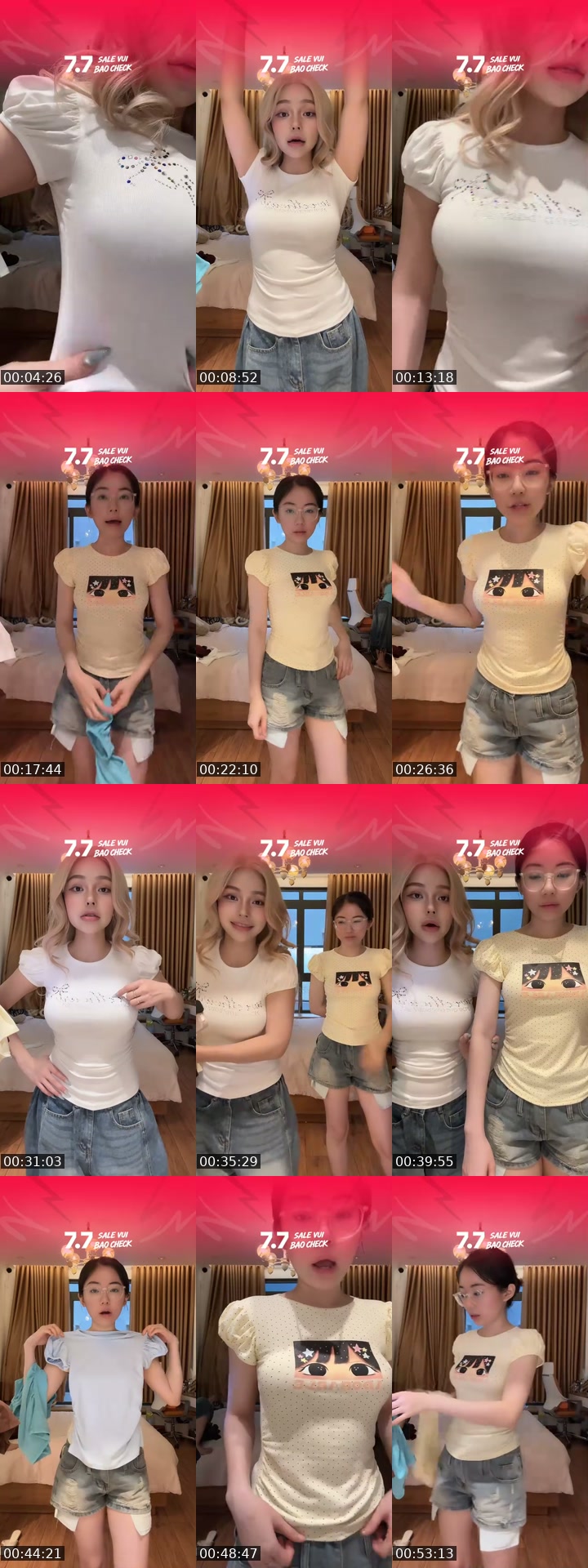 TikTok live: Đồ hè by @duongmydien__