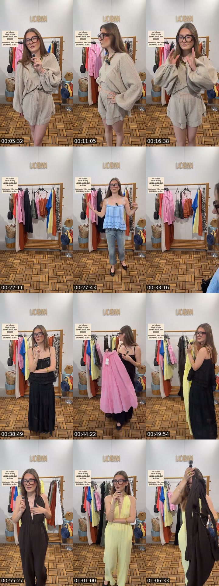 TikTok live: New collection by @lacabana_paris
