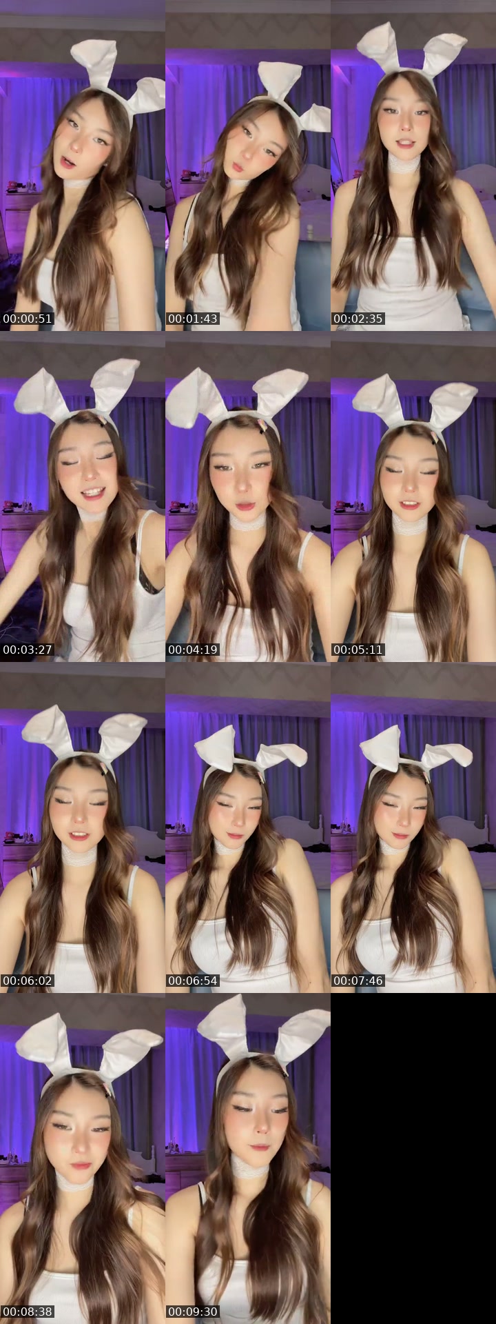 TikTok live: Bunnies🐰 😘 by @fanny040626