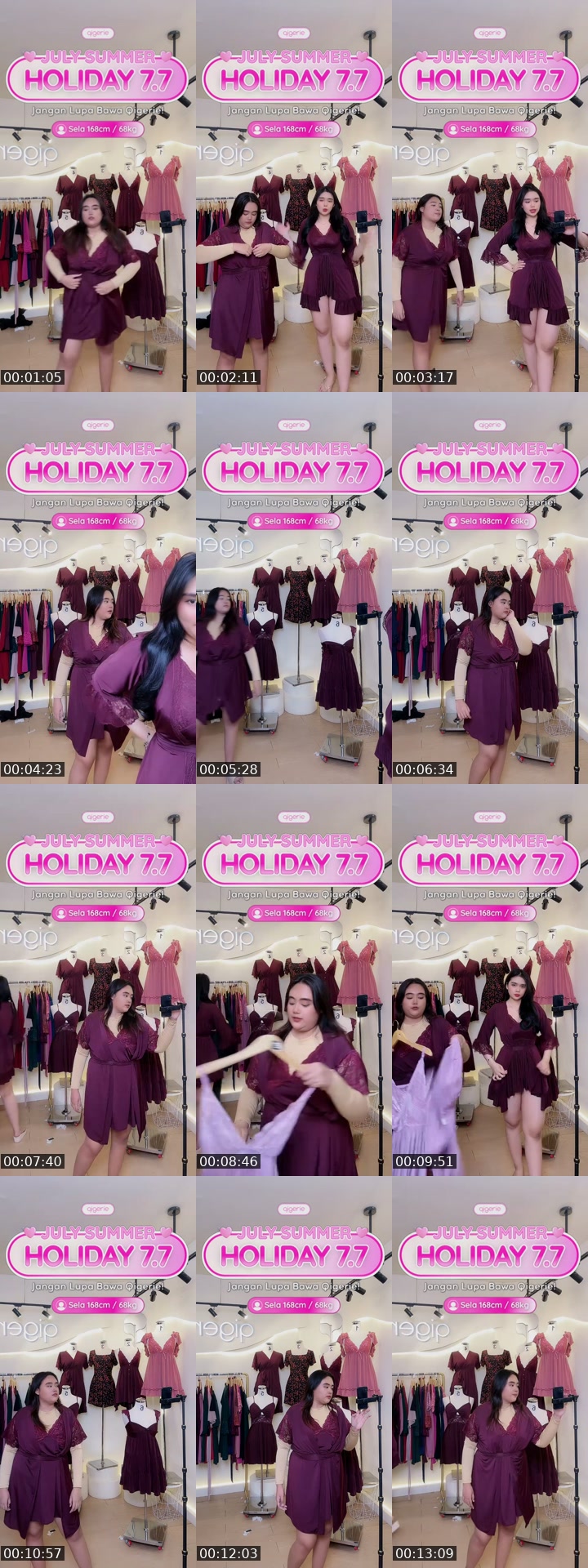 TikTok live: ‼️DISKON 7.7 TERAKHIR‼️ by @qigerie