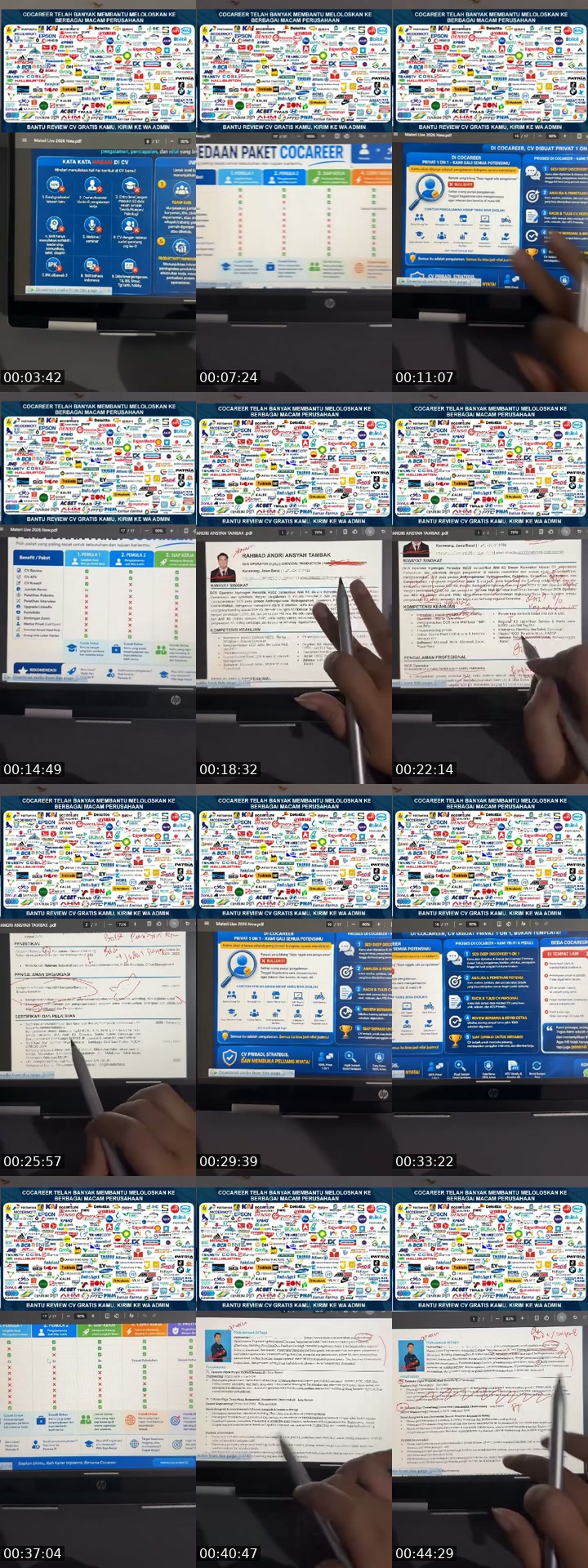 @cocareer.official TikTok live from 2026-07-07