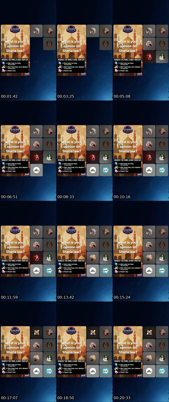 @stepzdebates TikTok live from 2026-07-08