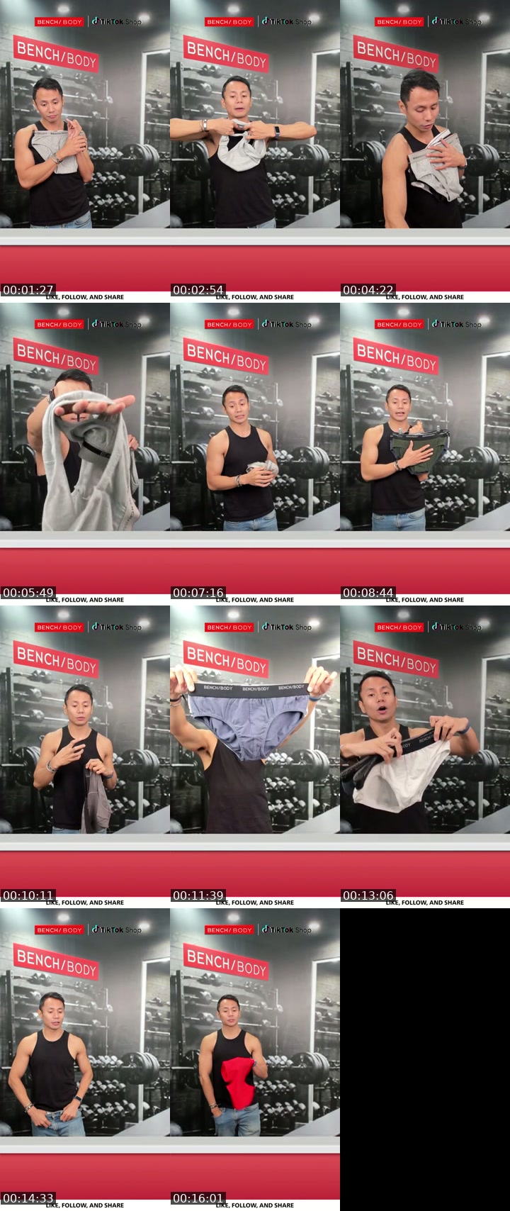 Philippines TikTok live: Bench Body Essentials LIVE by @benchbody.ph