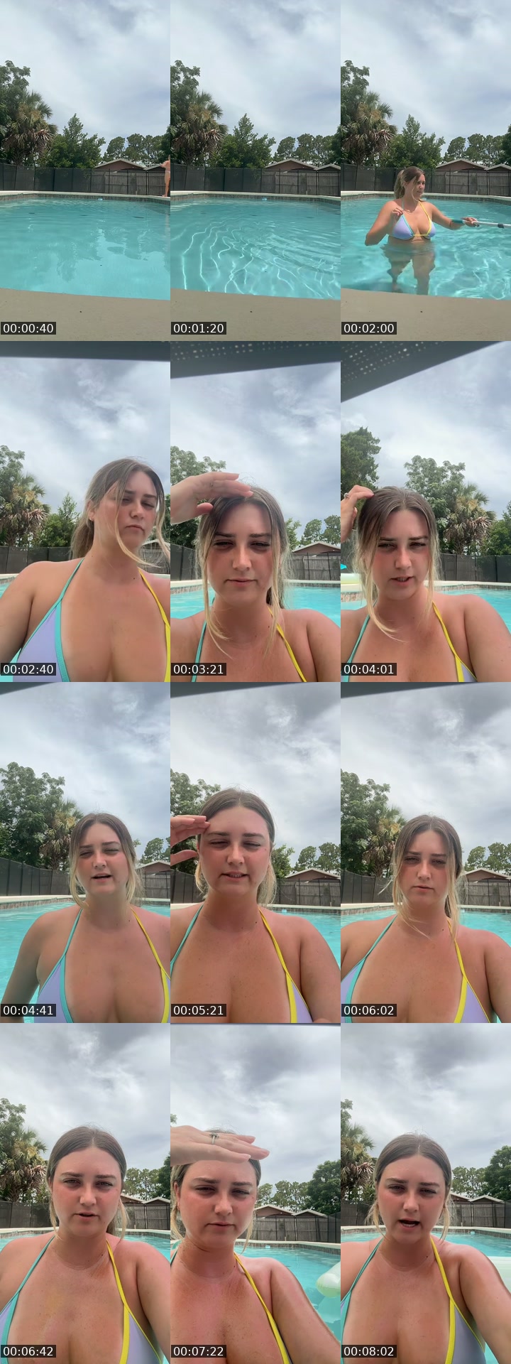 TikTok live: tanning / relaxing 😎 by @temporaryforeverr