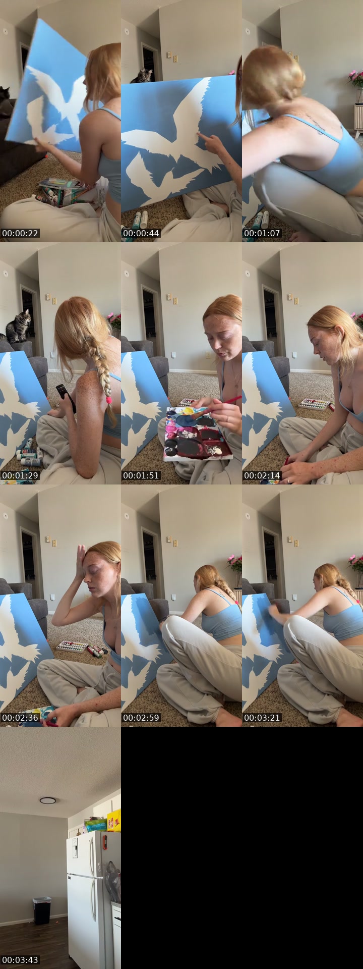 TikTok live: Paint w me 🎨 by @thesophiabradley