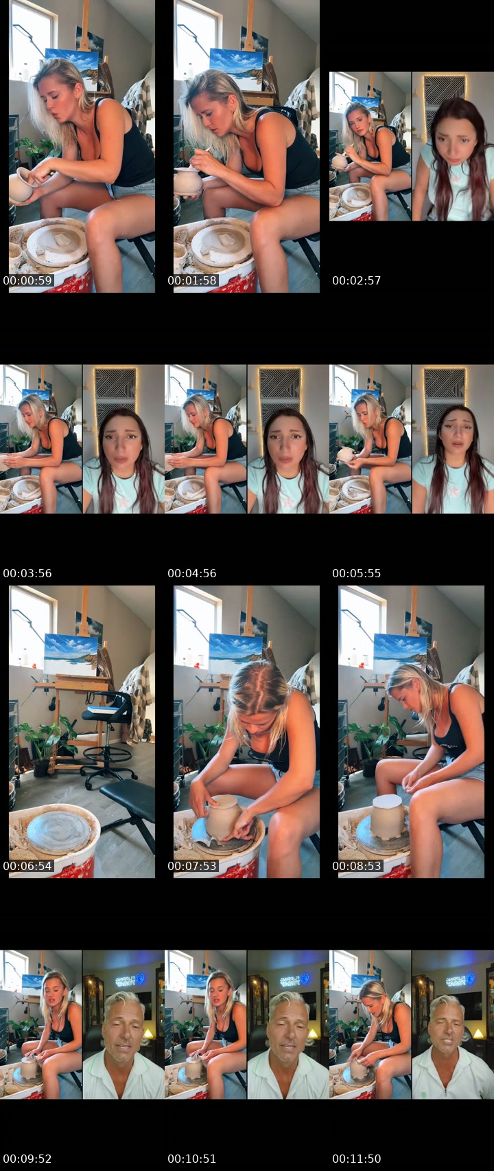 TikTok live: Pottery and Yappin by @lizzie25k