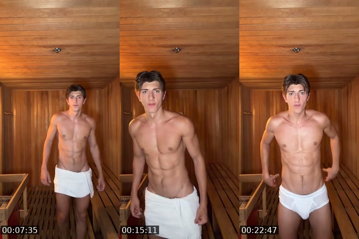 TikTok live: Sauna Time 🔥🥵 by @carterjacksin